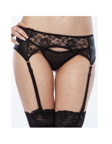 QUEEN LINGERIE TANGA LIGUERO DISEÑO FLORAL