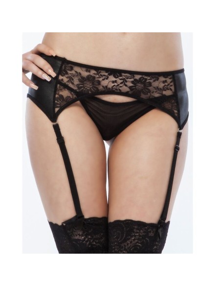 QUEEN LINGERIE TANGA LIGUERO DISEÑO FLORAL