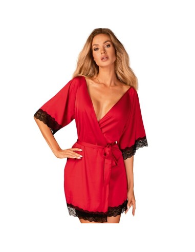 OBSESSIVE - SENSUELIA PEIGNOIR ROJO XXL