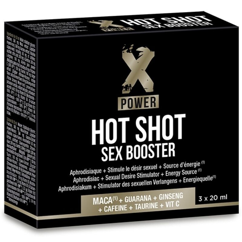 XPOWER HOT SHOT SEX BOOSTER AUMENTO LIBIDO  3 X...