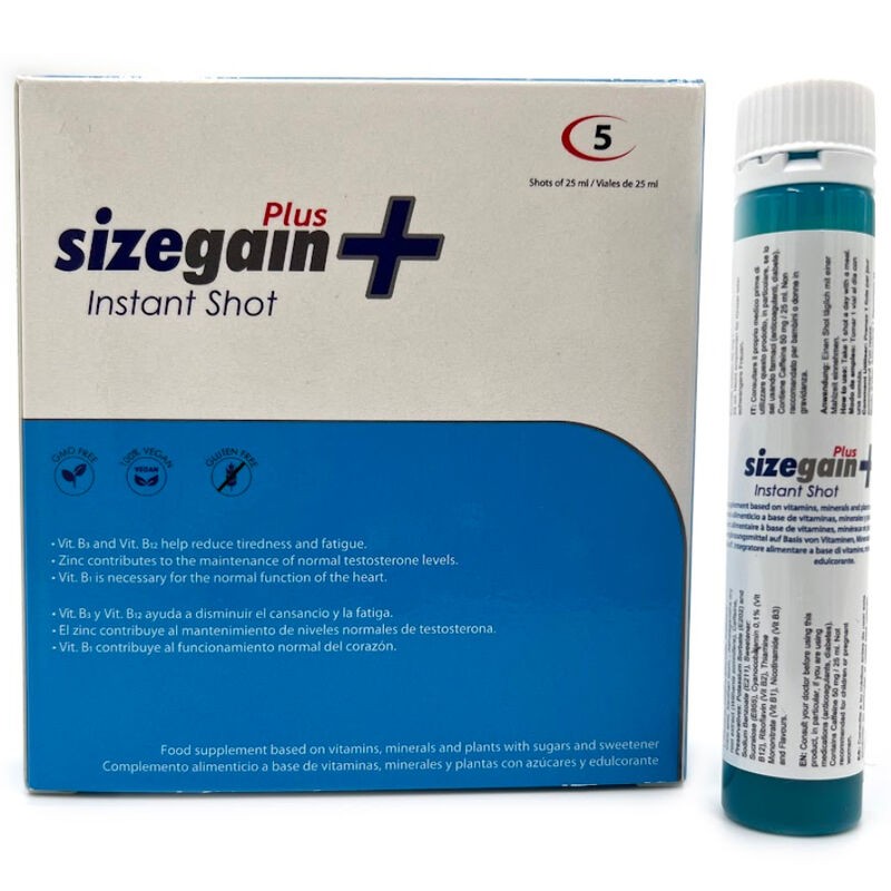 500 COSMETICS - SIZEGAIN PLUS INSTANT SHOT...