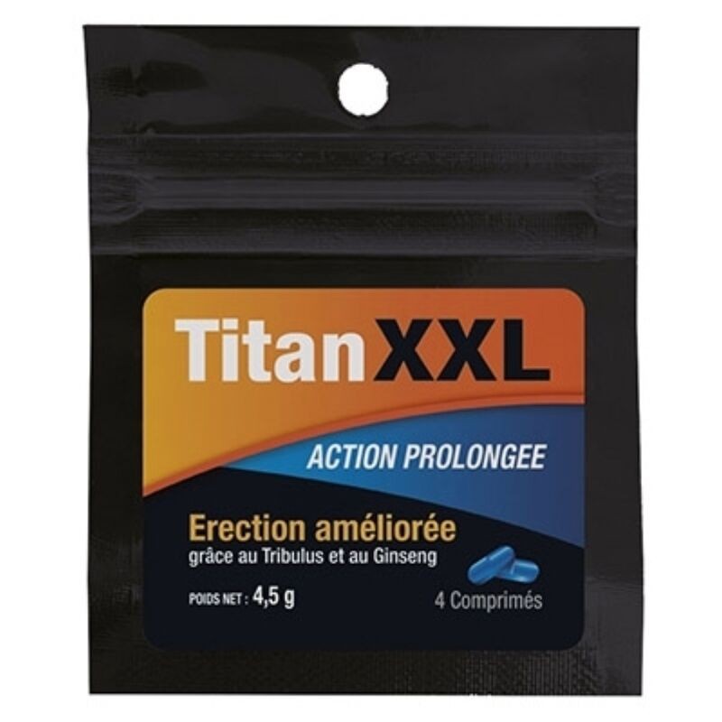 TITAN XXL PROLONGED ACTION 4 CAPSULAS