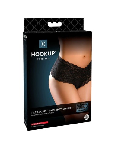 HOOK UP PLEASURE PEARL PANTY CON CADENA DE...