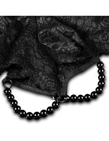 HOOK UP PLEASURE PEARL PANTY CON CADENA DE...