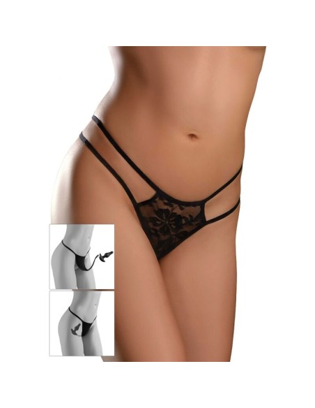 HOOK UP PANTIES - CROTCHLESS PLEASURE PEARL S-L