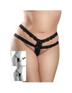 HOOK UP PANTIES - CROTCHLESS SECRET GEM NEGRO LAZO 2