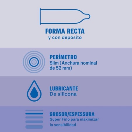 DUREX - INVISIBLE EXTRA FINO 12 UNIDADES