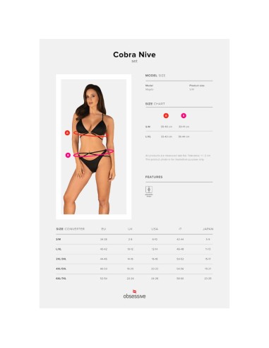 OBSESSIVE - COBRA NIVE SET DOS PIEZAS