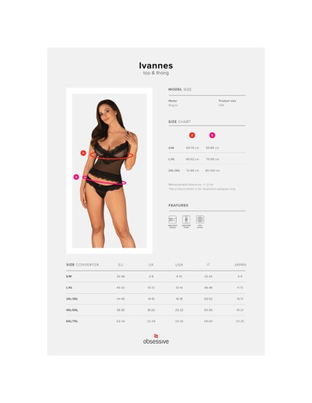 OBSESSIVE - IVANNES SET DOS PIEZAS