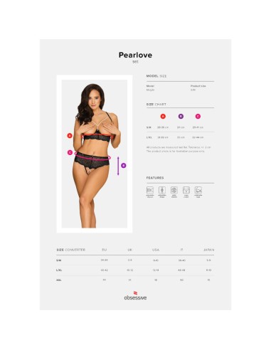 OBSESSIVE - PEARLOVE SET DOS PIEZAS M/L