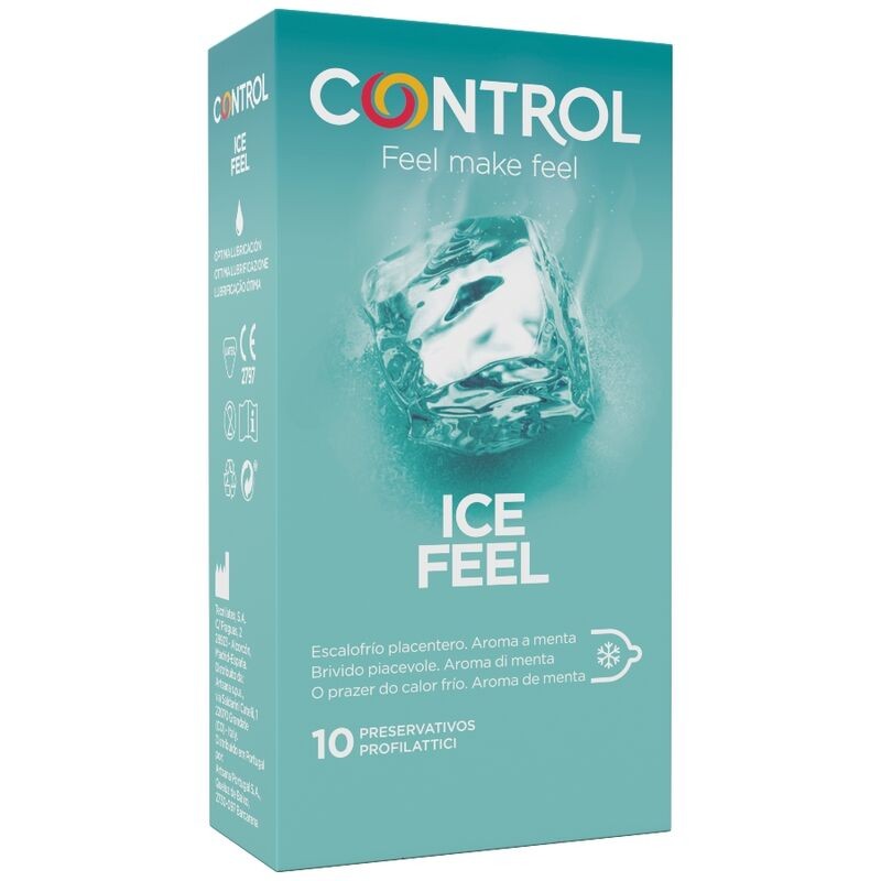 CONTROL ICE FEEL PRESERVATIVOS EFECTO FRIO 10...