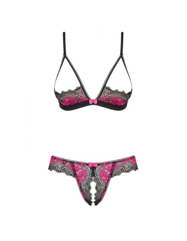 OBSESSIVE - TULIA SUJETADOR  TANGA CON ABERTURA...