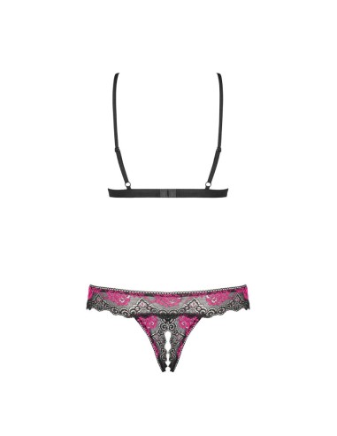 OBSESSIVE - TULIA SUJETADOR  TANGA CON ABERTURA...