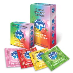 SKINS - PRESERVATIVO SABORES VARIOS 12 UDS 2