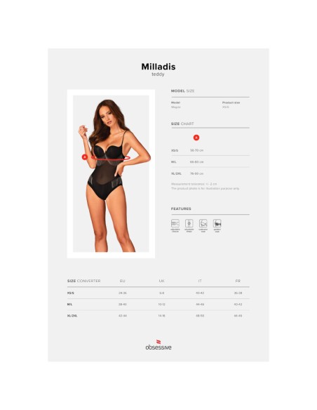 OBSESSIVE - MILLADIS TEDDY XL/XXL