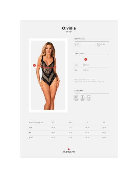 OBSESSIVE - OLVIDIA TEDDY M/L