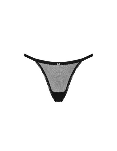 OBSESSIVE - CELIA NOIR TANGA XS/S