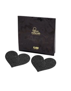 BIJOUX PEZONERAS FLASH CORAZÓN NEGRO 2