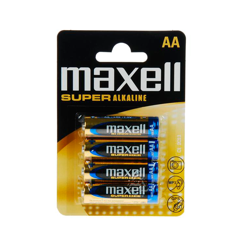 MAXELL PILA SUPER ALKALINE AA LR6 BLISTER*4