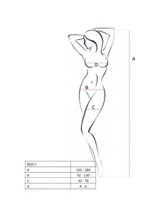 PASSION WOMAN BS017 BODYSTOCKING NEGRO TALLA UNICA 2