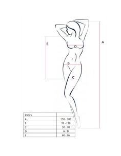 PASSION WOMAN BS025 BODYSTOCKING ESTILO VESTIDO NEGRO... 2