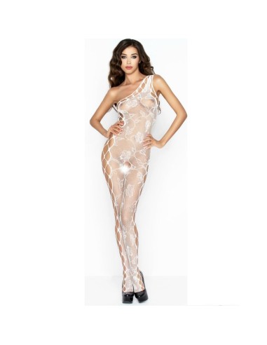 PASSION WOMAN BS036 BODYSTOCKING BLANCO TALLA...