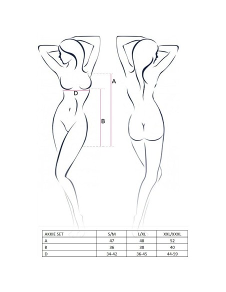 PASSION WOMAN AKKIE SET DISFRAZ ENFERMERA S/M