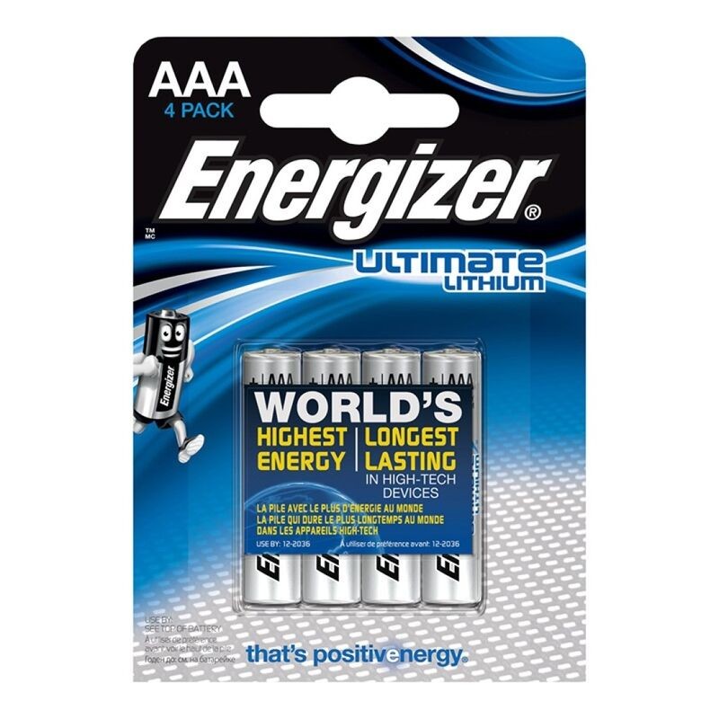 ENERGIZER ULTIMATE LITHIUM PILA LITIO AAA L92...