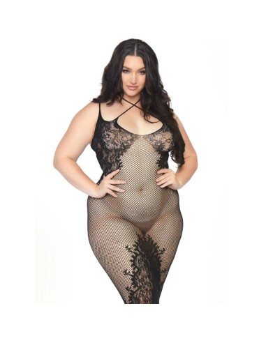 LEG AVENUE VESTIDO EN CUERPO DE RED 1X-2X
