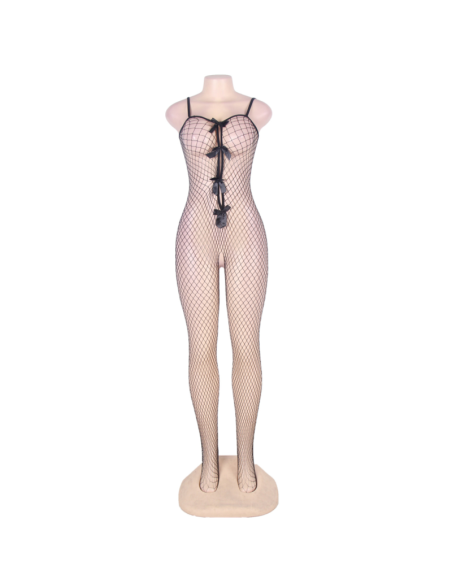 QUEEN LINGERIE BODYSTOCKING CON LAZOS EN ESCOTE S-L