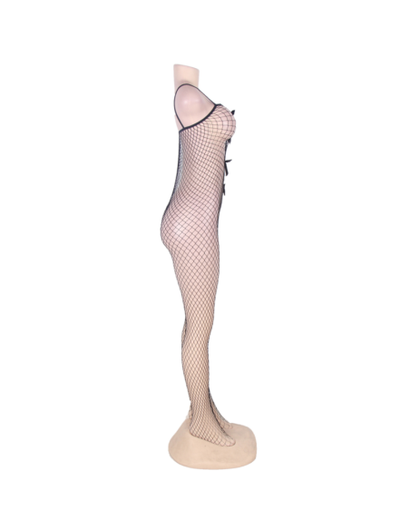 QUEEN LINGERIE BODYSTOCKING CON LAZOS EN ESCOTE S-L