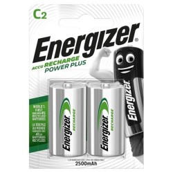 ENERGIZER POWER PLUS PILA RECARGABLE HR14 C 2500mAh...