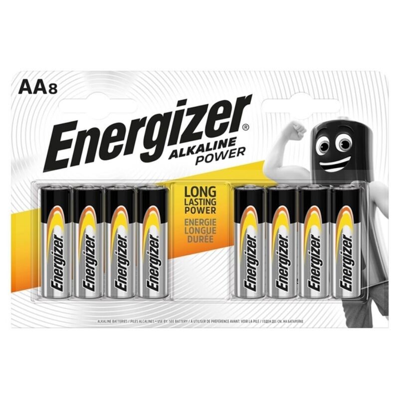 ENERGIZER ALKALINE POWER PILA ALCALINA AA LR6...