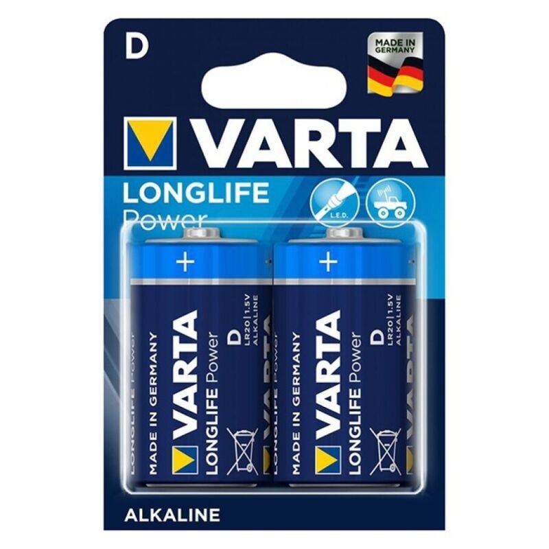VARTA LONGLIFE POWER PILA ALCALINA D LR20...