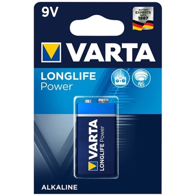 VARTA LONGLIFE POWER PILA ALCALINA 9V LR61...