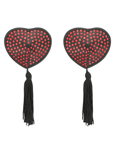 COQUETTE CHIC DESIRE CUBRE PEZONES ROJO / NEGRO