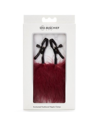 SEX  MISCHIEF PINZAS PEZONES CON PLUMAS ENCHANTED