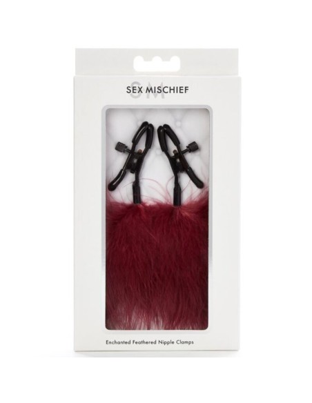 SEX  MISCHIEF PINZAS PEZONES CON PLUMAS ENCHANTED