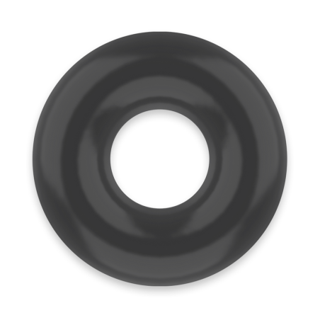 POWERING - SUPER FLEXIBLE Y RESISTENTE ANILLO PENE  4.5CM NEGRO