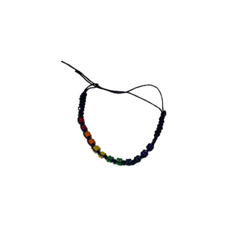 PRIDE - PULSERA HILO FINO BANDERA LGTB
