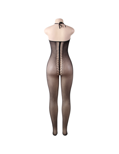 QUEEN LINGERIE BODYSTOCKING CUELLO HALTER S-L