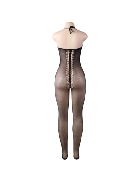 QUEEN LINGERIE BODYSTOCKING CUELLO HALTER S-L