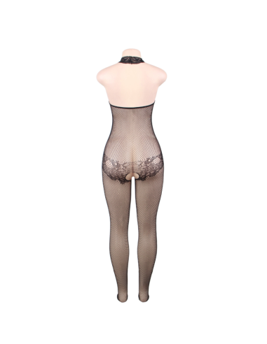 QUEEN LINGERIE BODYSTOCKING CON ABERTURA Y...