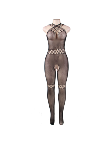 QUEEN LINGERIE BODYSTOCKING CUELLO DE TIRANTAS S-L