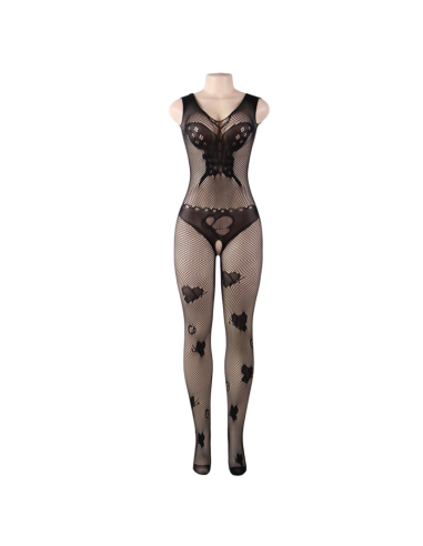 QUEEN LINGERIE BODYSTOCKING BORDADOS MARIPOSA S-L