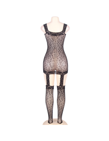 QUEEN LINGERIE BODYSTOCKING ESTILO LEOPARDO S-L