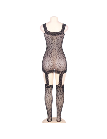 QUEEN LINGERIE BODYSTOCKING ESTILO LEOPARDO S-L