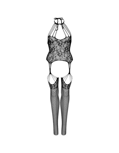 LEG AVENUE BODYSTOCKING DE ENCAJES FLORES TALLA...