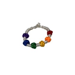 PRIDE - PULSERA CUENTAS BANDERA LGBT