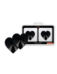 COQUETTE CHIC DESIRE CUBRE PEZONES - CORAZONES NEGROS 2